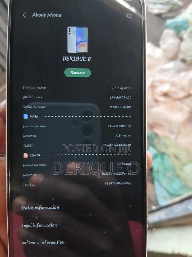 Samsung Galaxy A05s 128 GB Gray - thumbnail 2