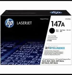 Genuine Laserjet Hp 147a Black Toner Cartridge
