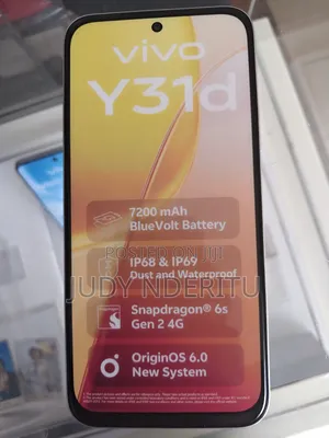 New Vivo Y31d 256 GB Gold