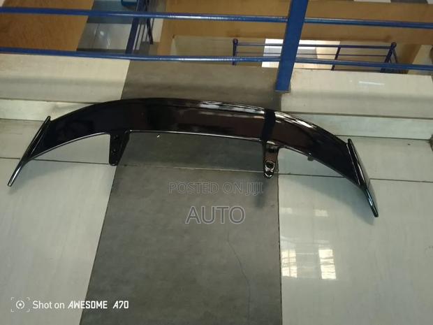 Universal Black Rear Lip Spoiler Diffuser – Sports Car Bumper Kit