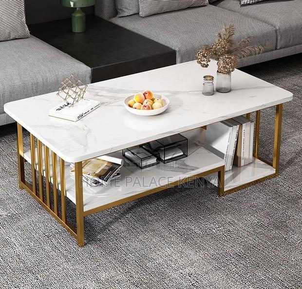 Household Table: Simple Coffee Table With Double Layer Design - thumbnail 10