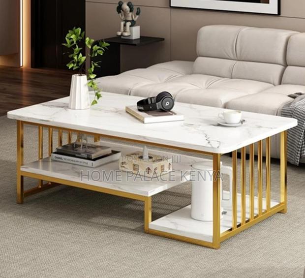 Household Table: Simple Coffee Table With Double Layer Design - thumbnail 9