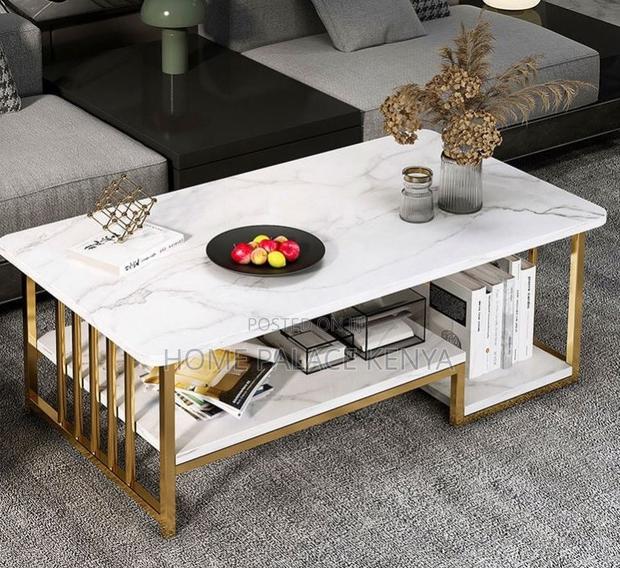 Household Table: Simple Coffee Table With Double Layer Design - thumbnail 13