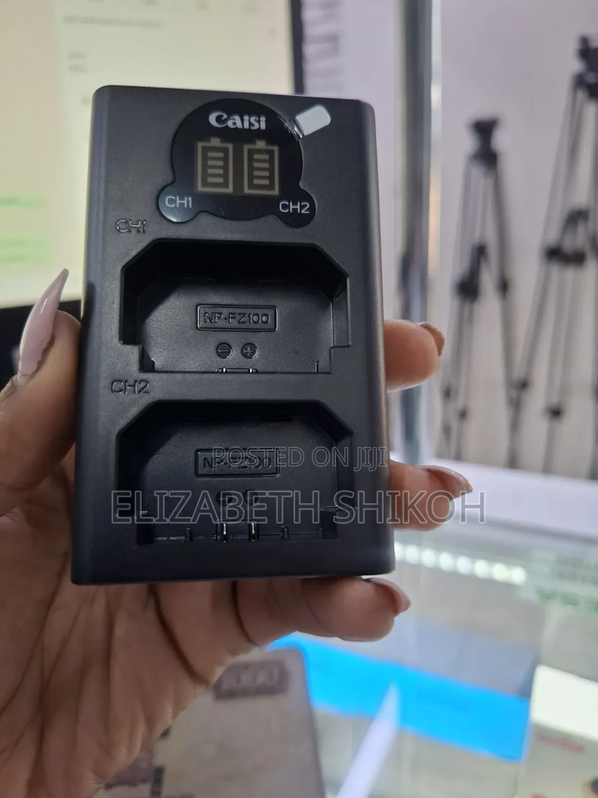 Caisi Dual Usb Charger for Sony Np-Fz100 Battery