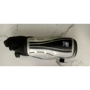 Black and Silver Shin Guards