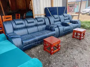 Dark Blue Semi Recliner Seat