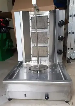 Commercial Shawarma 3 Gas Burner Machine