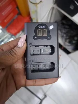Caisi Dual Battery Charger for en-El14a Battery for Nikon