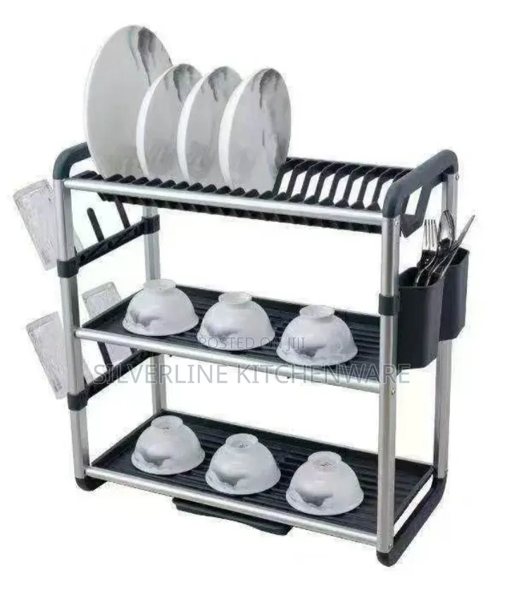 3 Tier Dish Drying Rack for Kitchen Counter