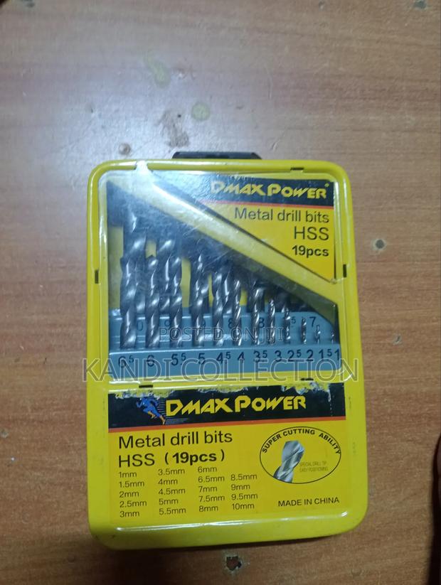 19pcs Metal Drill Bits - main view