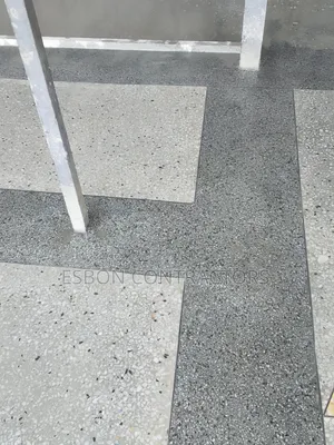 Grey Terazzo Installation