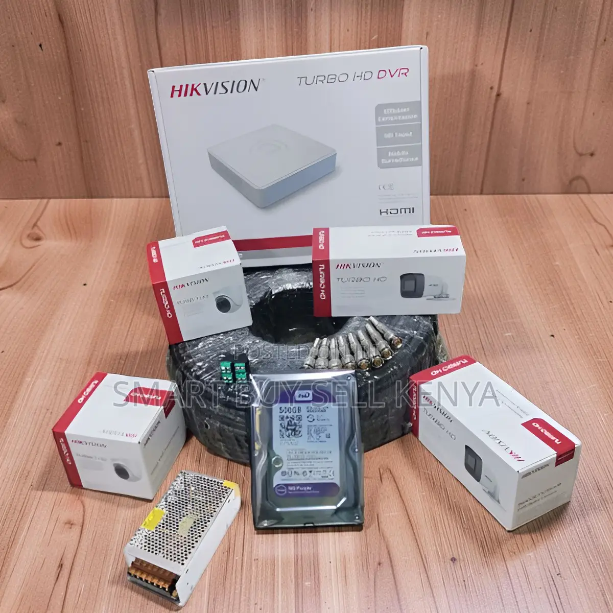 Advanced Security 4 Hikvision 1080p Cctv Cameras Complete System Kit