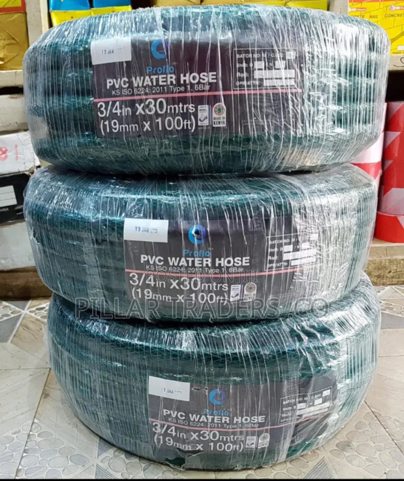 3/4 Inch Pvc Water Hose Pipe 30m