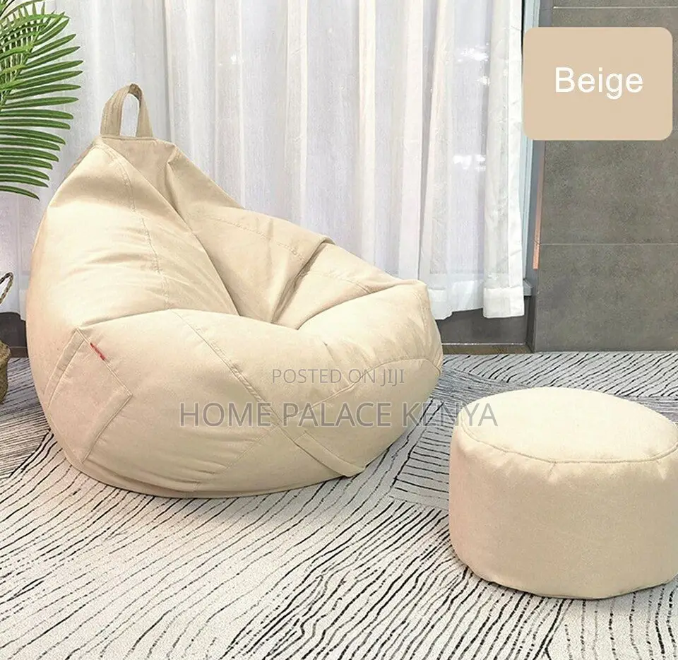 Bean Bag: Large Floor Foam Filled Lounger