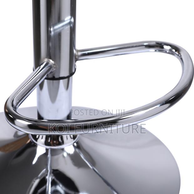 Barstool : Modern Leather Studio Swivel Barstool - thumbnail 2