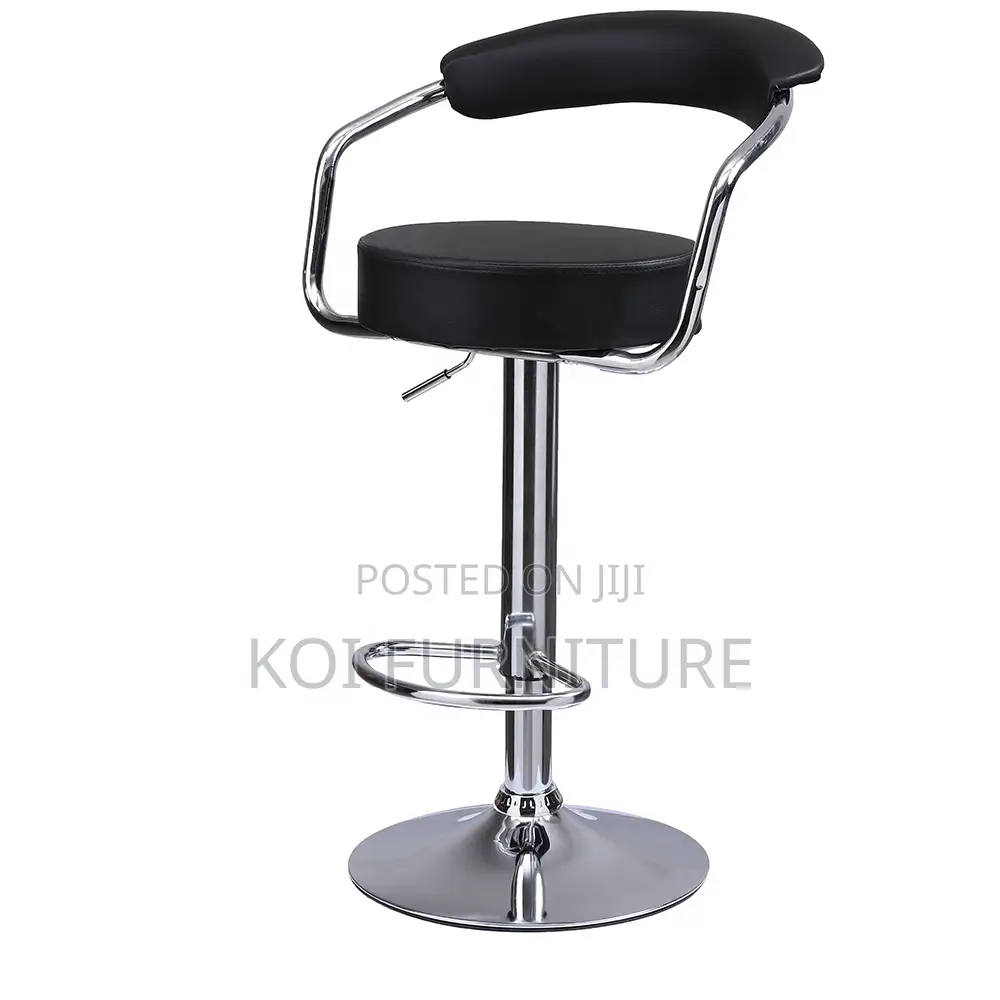 Barstool : Modern Leather Studio Swivel Barstool