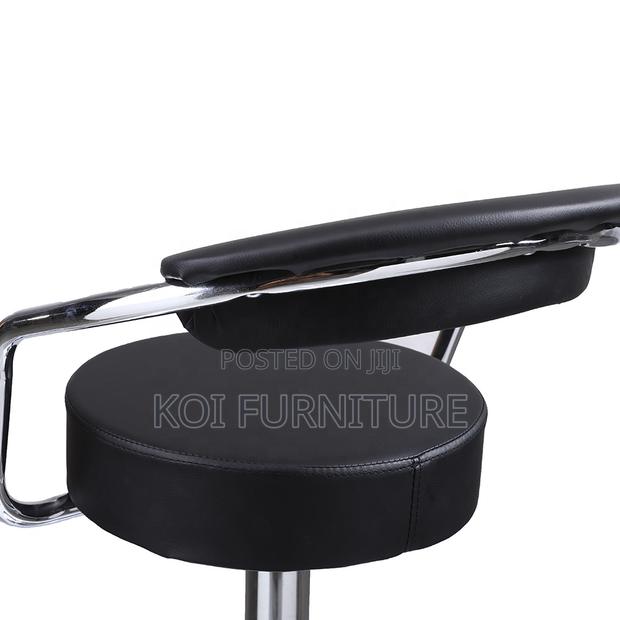 Barstool : Modern Leather Studio Swivel Barstool - thumbnail 9