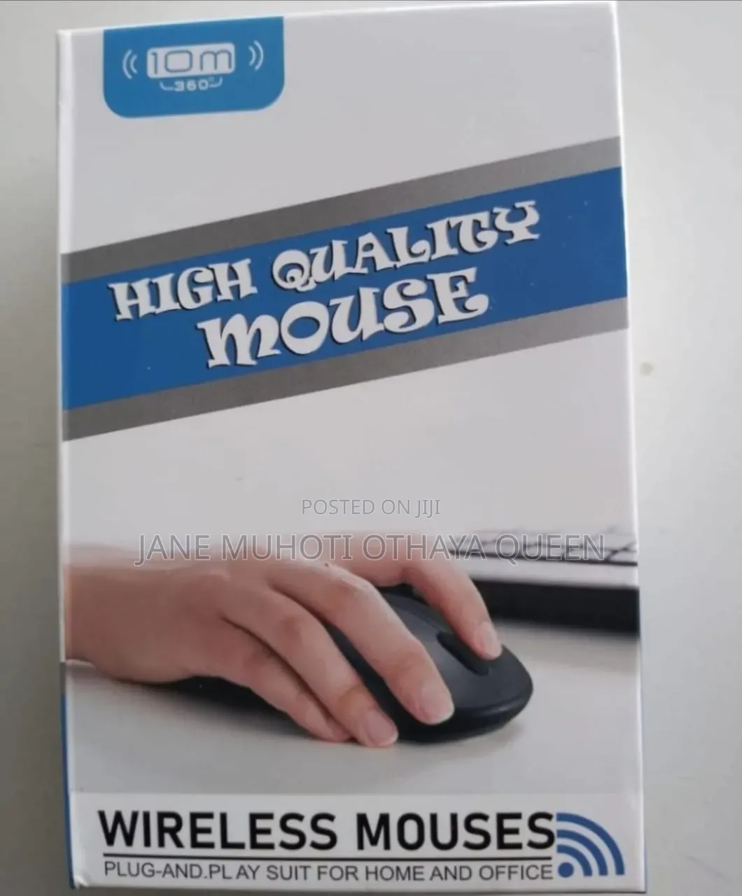 Blue Wireless Mouse