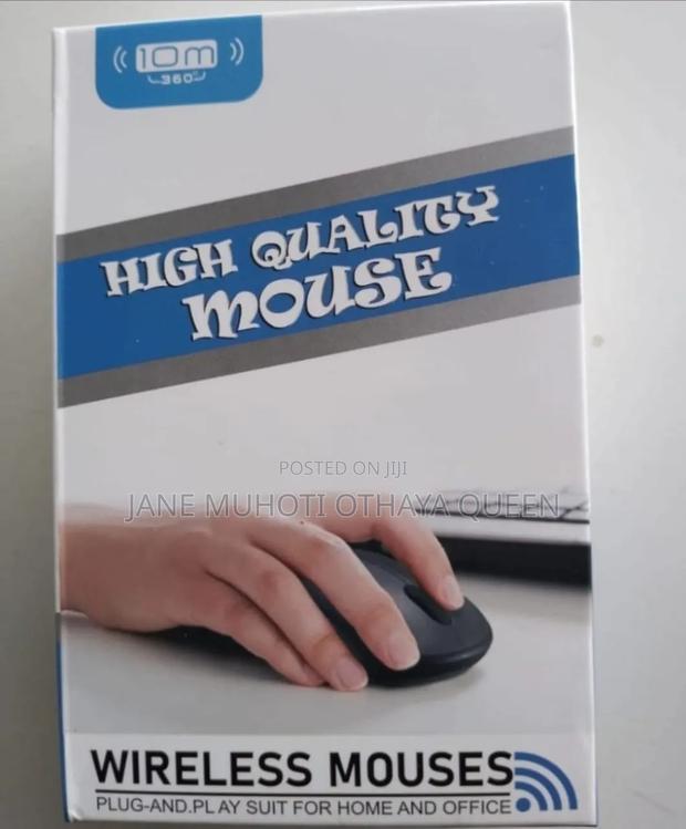 Blue Wireless Mouse
