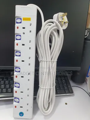 6ports 10metres Extension With Surge Protector