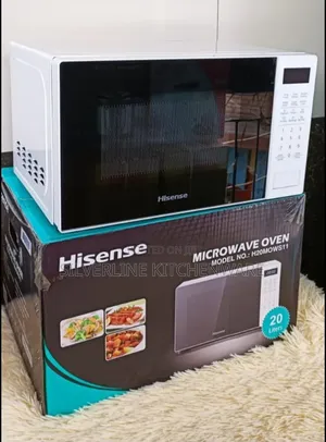 White Hisense Digital Microwave