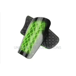 Alomejor Green and Black Football Soccer Shin Guards