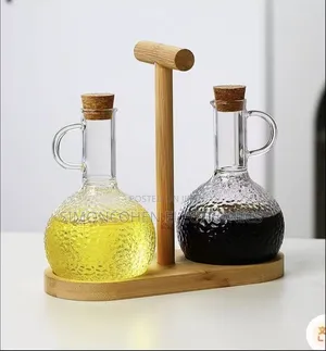 Glass Oil Dispenser Set