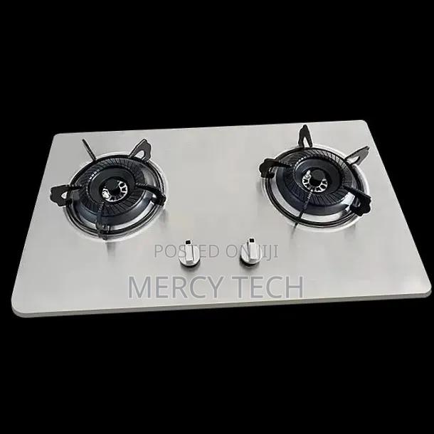 2-Burner Stainless Steel Gas Cooktop