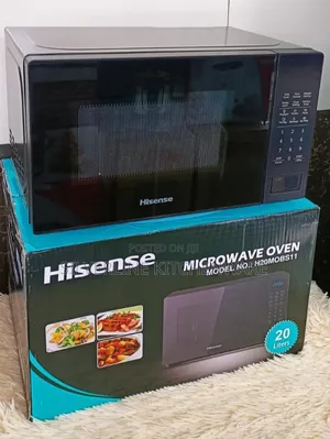 Silver Hisense Microwave