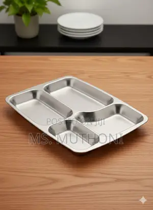 3 PCS 4 Partitions Steel Partitioned Plate*