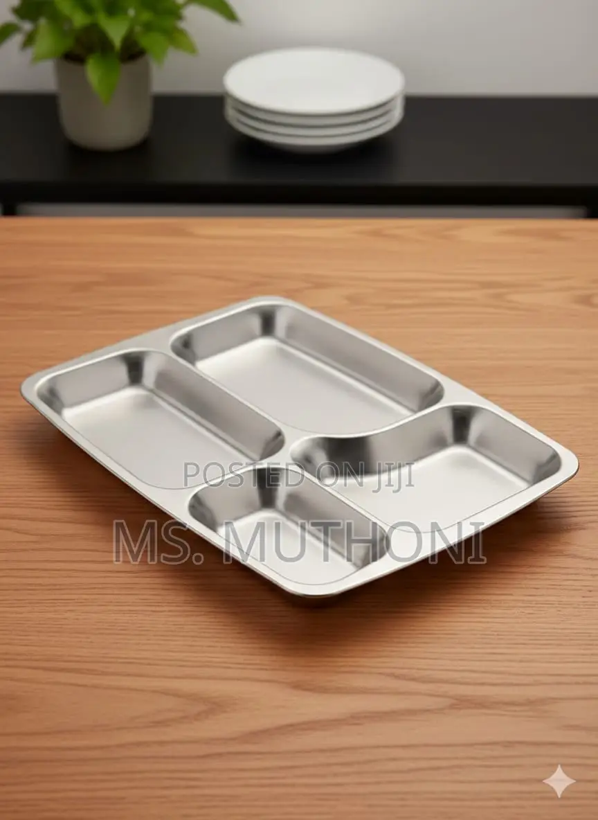 3 PCS 4 Partitions Steel Partitioned Plate*