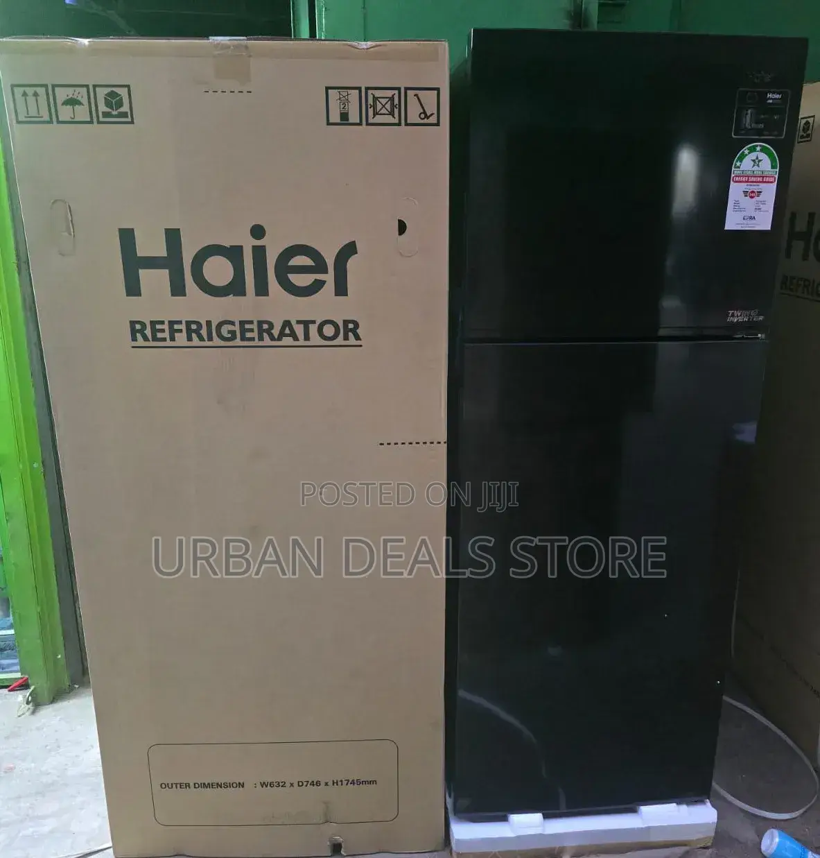 Haier 333l Double Door No-Frost Refrigerator