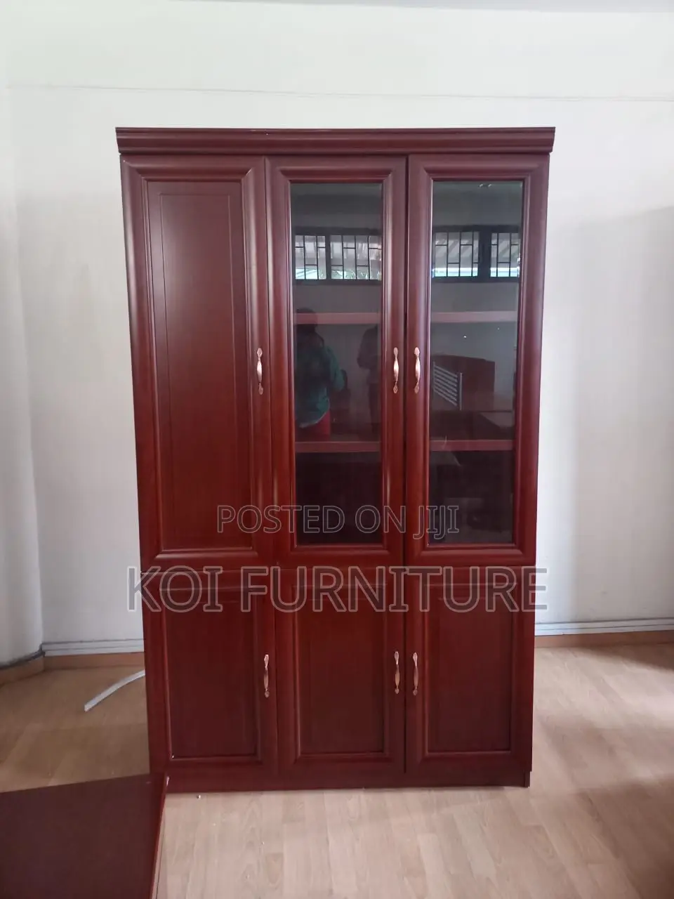 Office Cabinet : 3-Door Executive Filing Cabinet – Secure Stylish