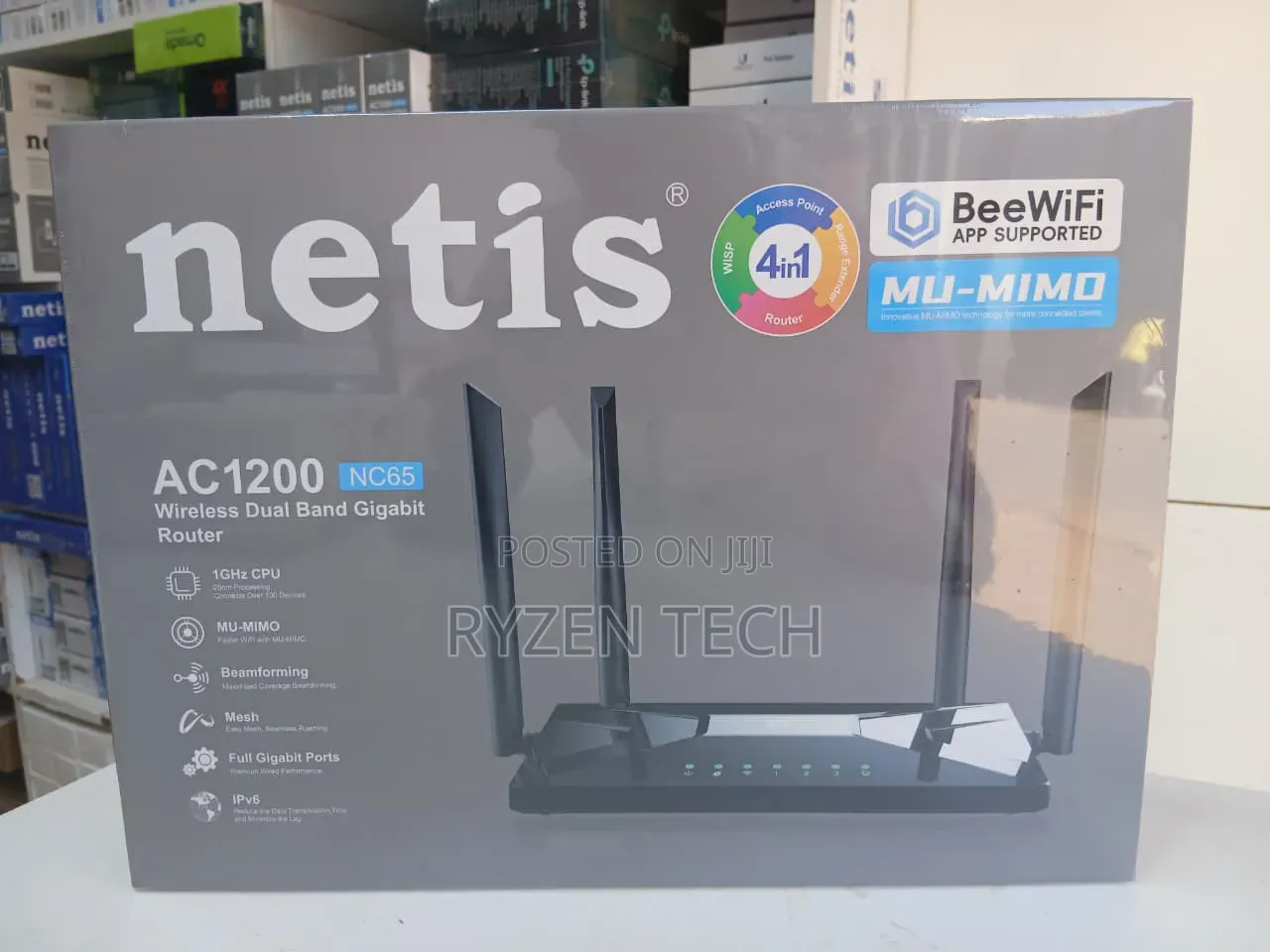 Netis Nc65 | Ac1200 Wireless Dual Band Gigabit Router