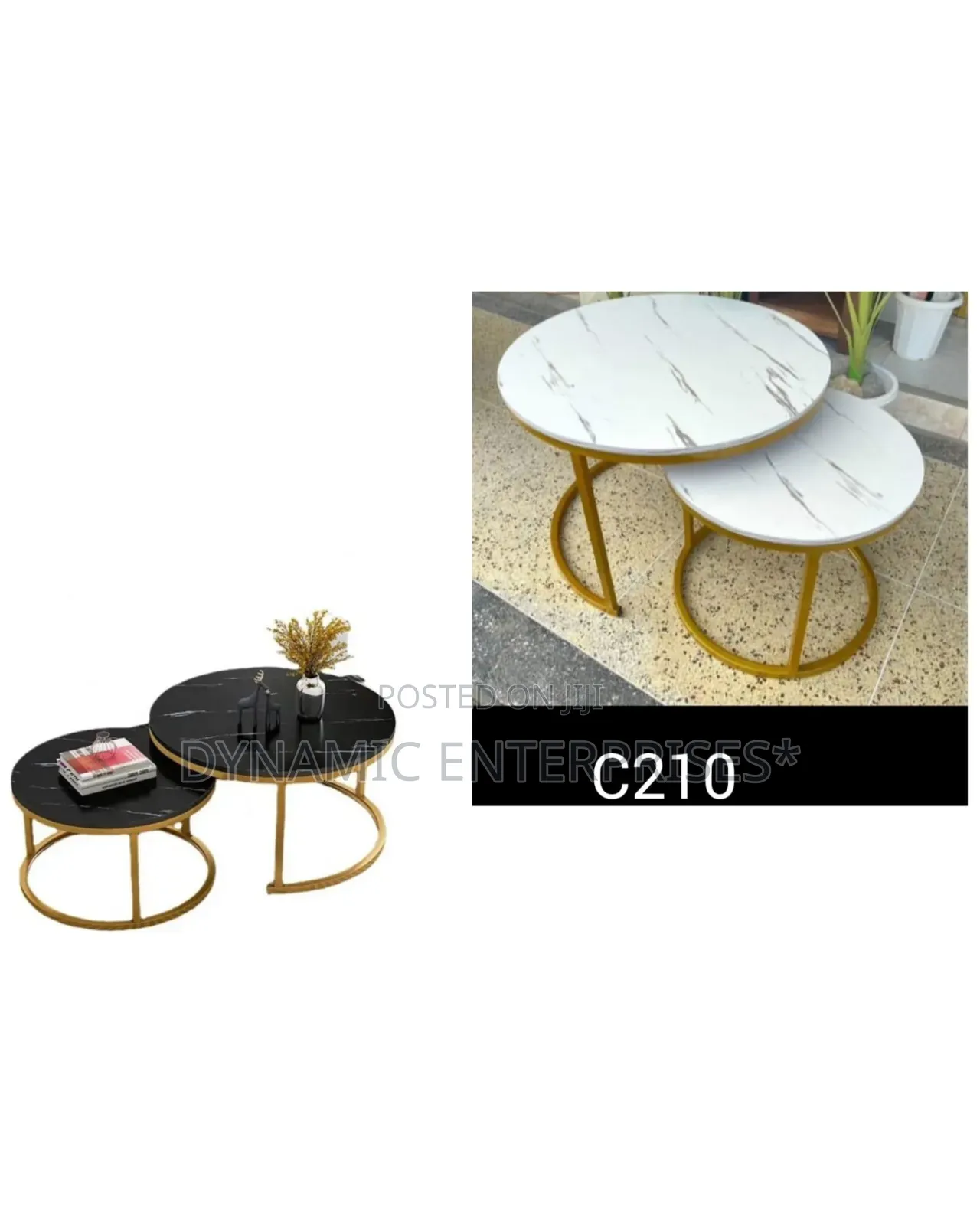 Nesting Coffee Table a Set Two Tables