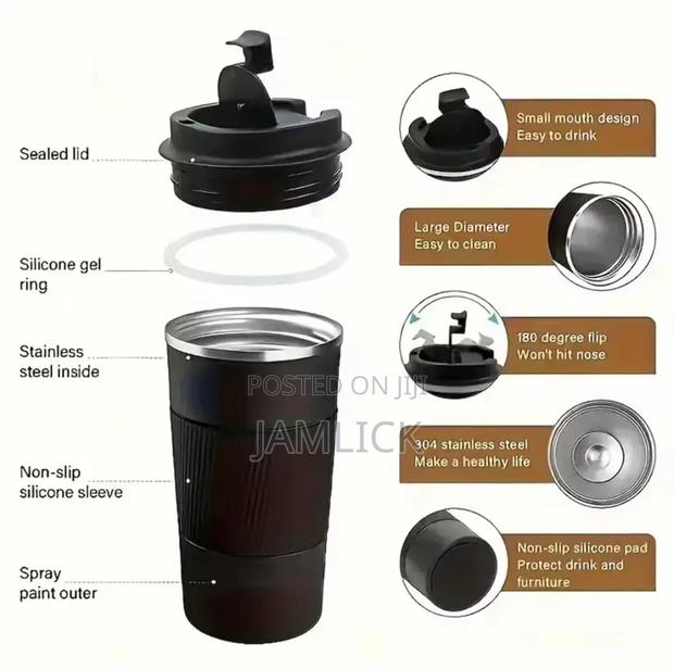 Stainless Steel Thermo Cup - Bz - thumbnail 4