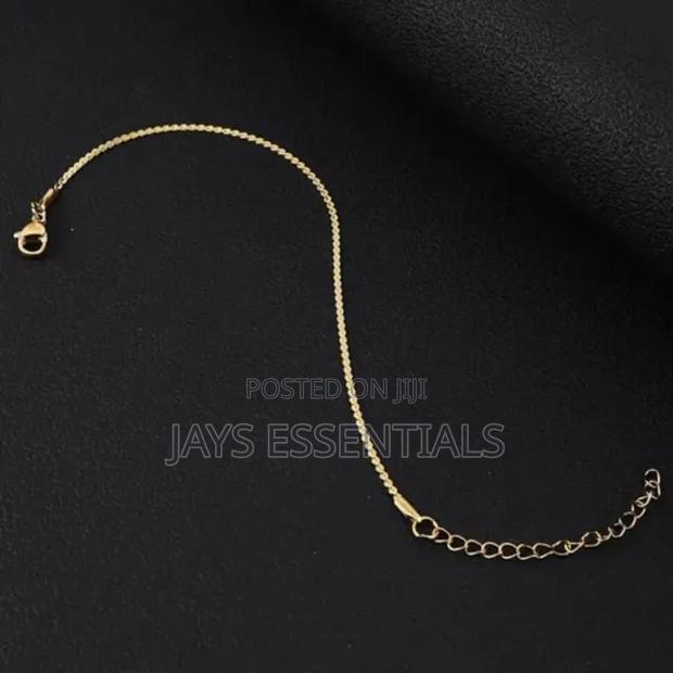 Minimalist, Gold-tone, Stainless Steel Bracelets.