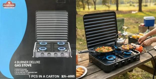4 Burner Deluxe Table Top Cooker - main view