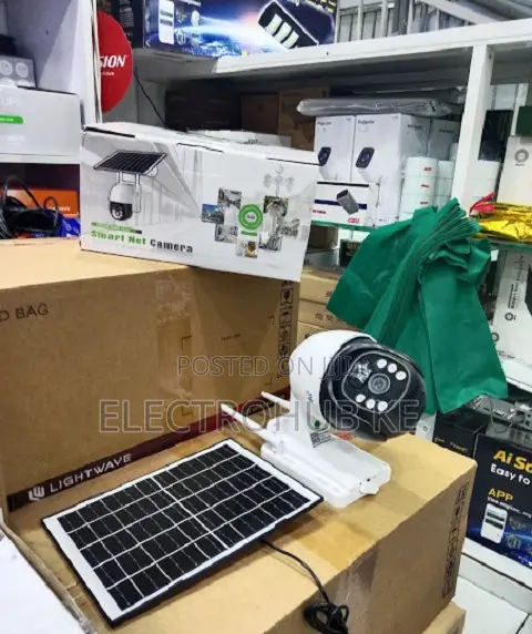 V380 Solar Surveillance Camera 4g Wireless Outdoor PTZ