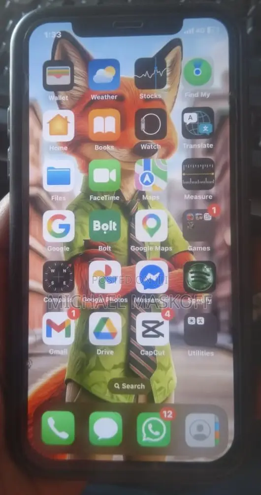 Apple iPhone X 64 GB Black
