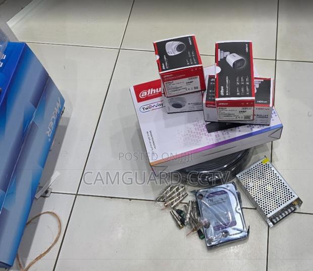 Dahua 4 Channel Surveillance Camera Package With 50m Coaxial Cable