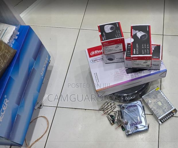 Dahua 4 Camera Security System With 4ch DVR and 500gb Storage - main view