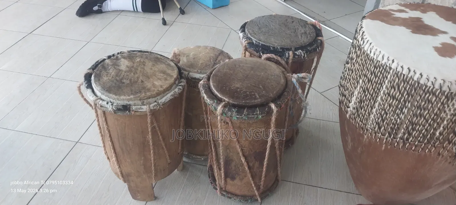 Professional African Djembe Drums for Sale