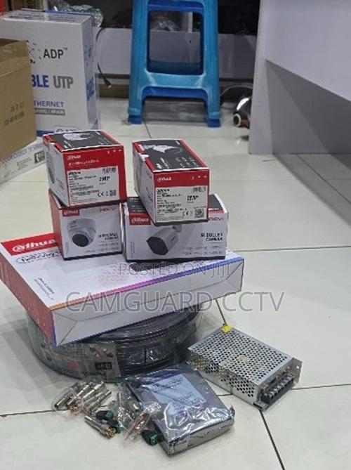 Dahua Security Camera System With 50m Cable and Power Supply - main view