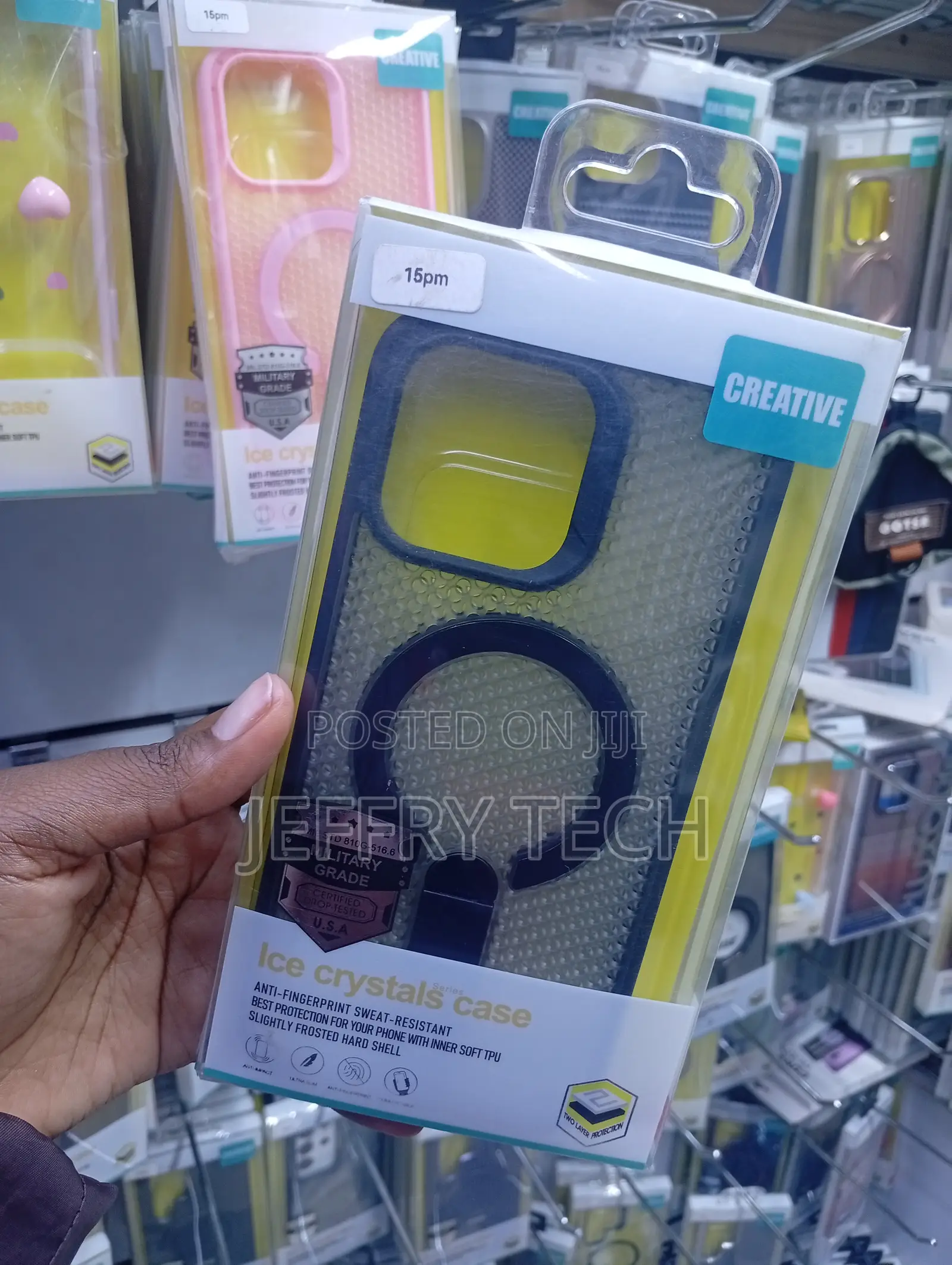 iPhone 15 Pro Max "Ice Crystals Series Case