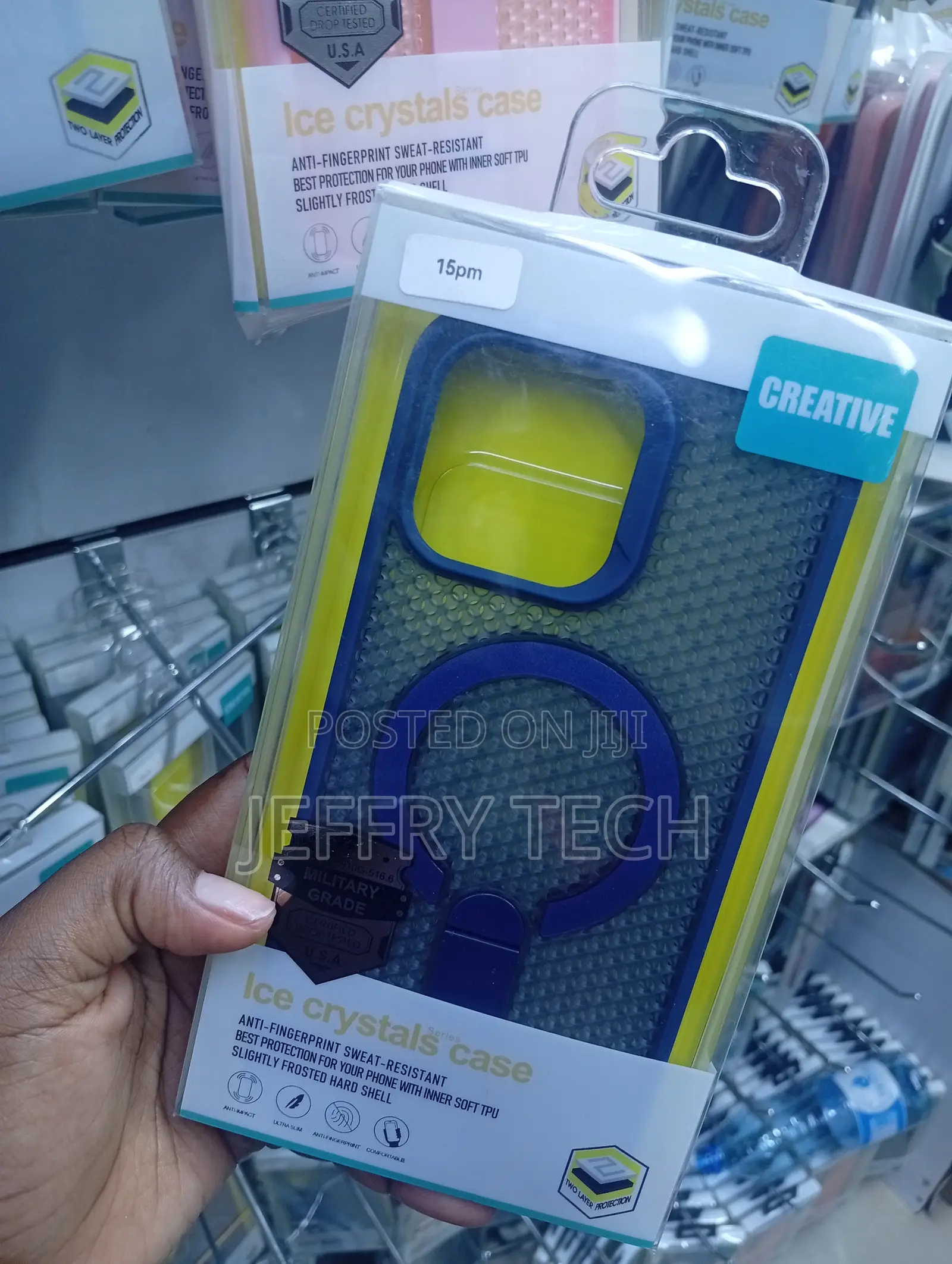 iPhone 15 Pro Max "Anti-Fingerprint," "Sweat-Resistant, Case