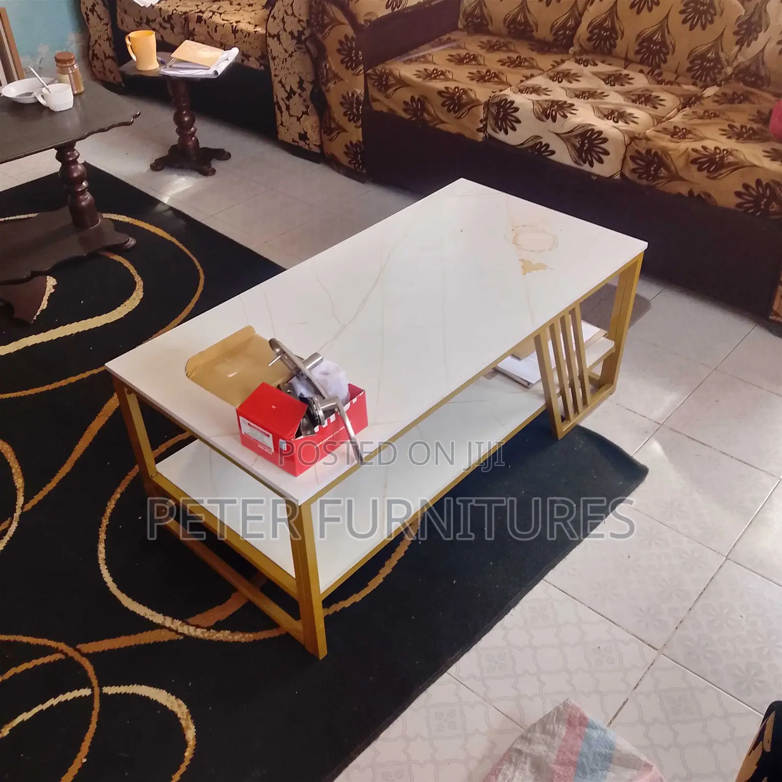 White Marble Coffee Table