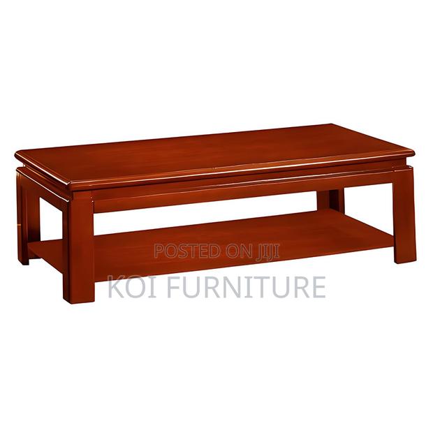 Office Table : 1.2m by 60cm Executive Mahogany Office Coffee Table - thumbnail 2