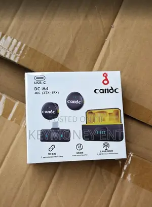 Candc Dual Wireless Clip-on Mic for iPhone Usb-C Devices Dc-M4