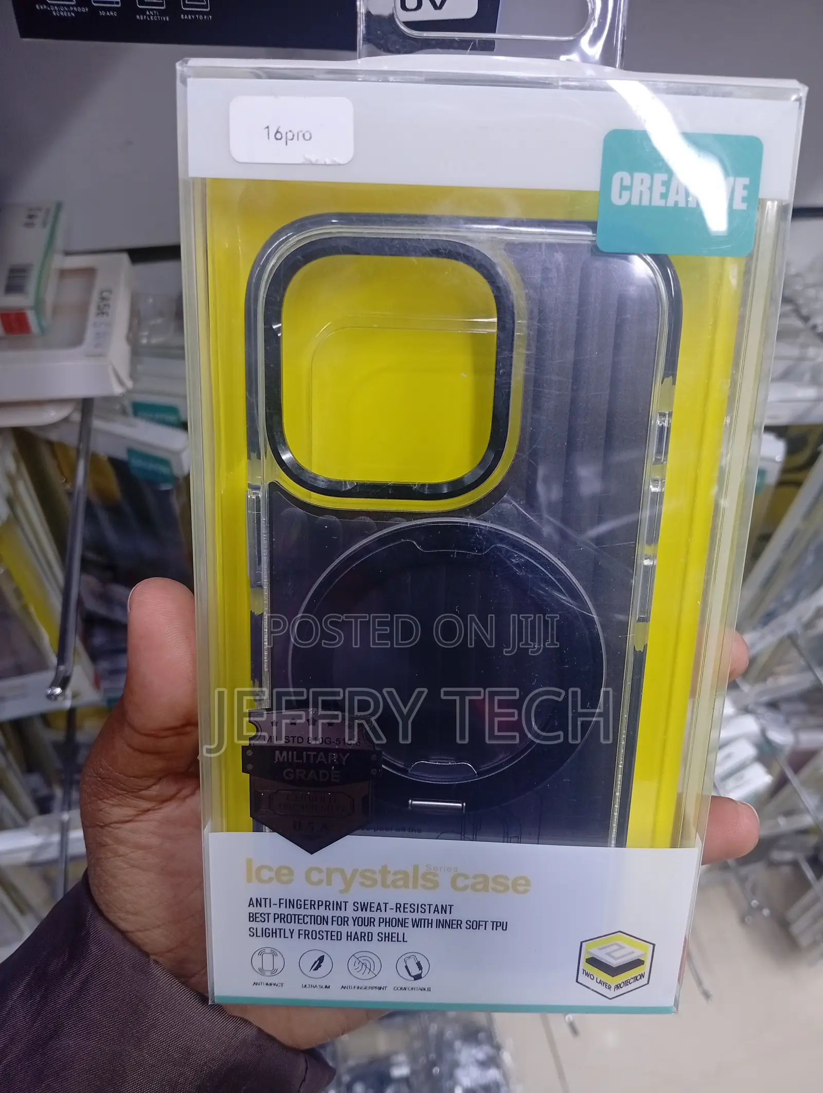 iPhone 16 Pro, Military-Grade Drop Resistance,Hradshell Cover
